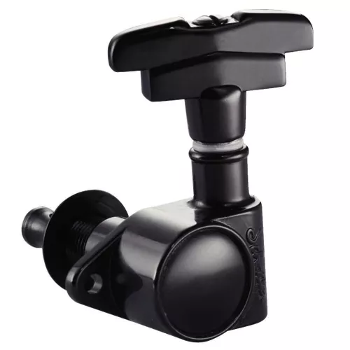 Schaller (SC501274) Klucze gitarowe M6 Vintage S 6 lewych czarny Schaller (SC501274) Klucze gitarowe M6 Vintage S 6 lewych czarny