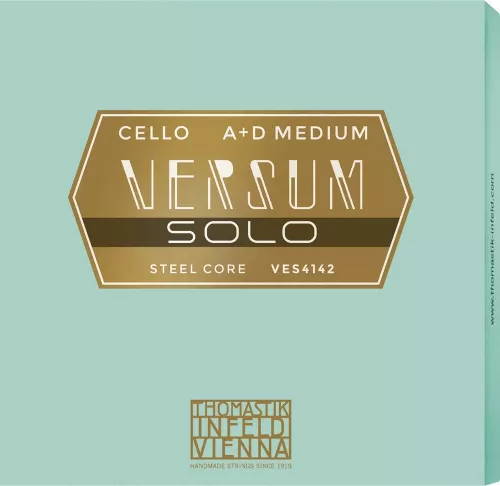 Thomastik (641809) Versum Solo struny do wiolonczeli - G 4/4 + C 4/4 - VES4344 Thomastik (641809) Versum Solo struny do wiolonczeli - G 4/4 + C 4/4 - VES4344