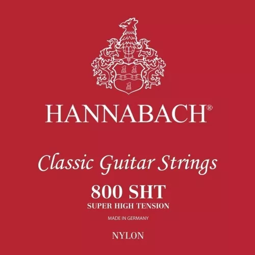 Hannabach (652399) E800 SHT struny do gitary klasycznej (super high) - Komplet 3 strun Diskant Hannabach (652399) E800 SHT struny do gitary klasycznej (super high) - Komplet 3 strun Diskant