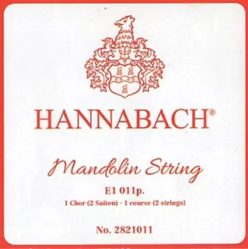 Hannabach (659922) struny do mandoliny - Set z E .011 Hannabach (659922) struny do mandoliny - Set z E .011