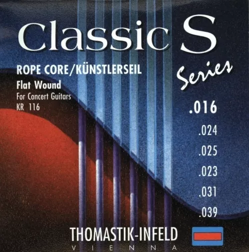 Thomastik (656687) Classic S Series Rope Core struny do gitary klasycznej - KR116 Thomastik (656687) Classic S Series Rope Core struny do gitary klasycznej - KR116
