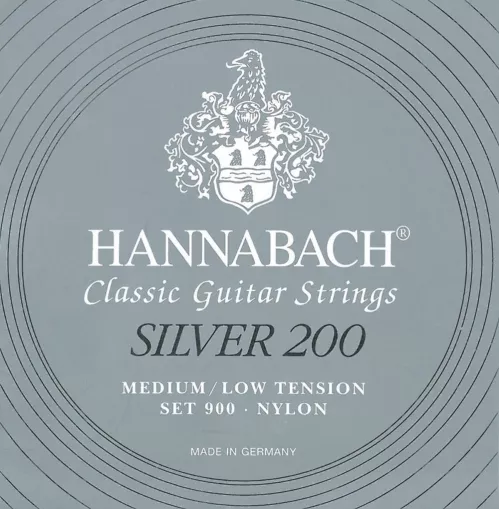 Hannabach (652658) 900MLT struny do gitary klasycznej (medium/light) - Komplet 3 strun basowych Hannabach (652658) 900MLT struny do gitary klasycznej (medium/light) - Komplet 3 strun basowych