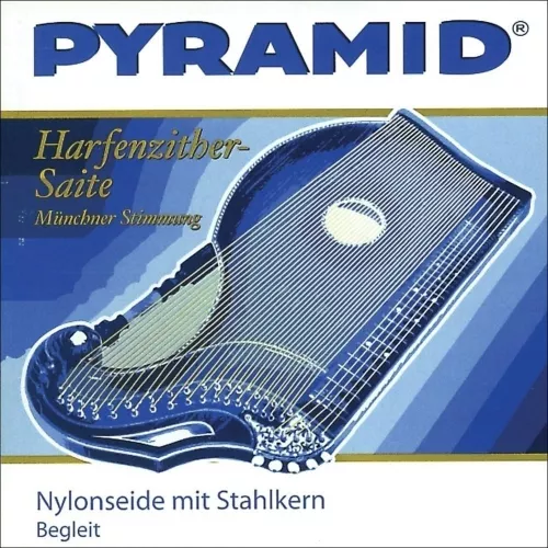 Pyramid (663613) struny do cytry, nylonowa ze stalowym rdzeniem / Cytra o rezonansie harfowym/powietrznym - Komplet Pyramid (663613) struny do cytry, nylonowa ze stalowym rdzeniem / Cytra o rezonansie harfowym/powietrznym - Komplet
