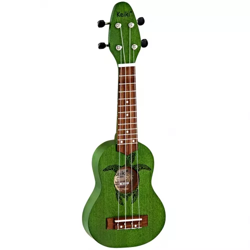 Ortega K1-GR Keiki ukulele sopranowe, kolor Forest Green Ortega K1-GR Keiki ukulele sopranowe, kolor Forest Green