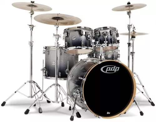 PDP by DW Shell set Concept Maple, Silver to Black Sparkle PDP by DW Shell set Concept Maple, Silver to Black Sparkle