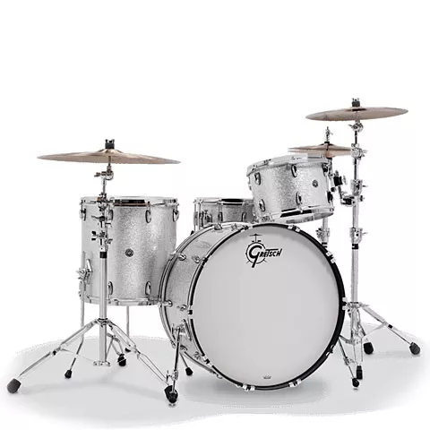 Gretsch Zestaw bębnów USA Brooklyn Silver Sparkle Gretsch Zestaw bębnów USA Brooklyn Silver Sparkle