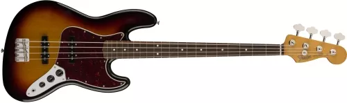 Fender 60s Jazz Bass Pau Ferro Fingerboard, 3-Color Sunburst gitara basowa Fender 60s Jazz Bass Pau Ferro Fingerboard, 3-Color Sunburst gitara basowa
