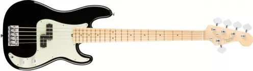 Fender American Pro Precision Bass V, Maple Fingerboard, Black gitara basowa Fender American Pro Precision Bass V, Maple Fingerboard, Black gitara basowa