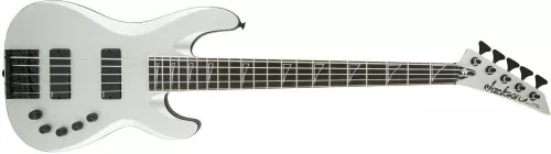 Jackson USA Signature David Ellefson Concert Bass CB V, Ebony Fingerboard, Satin Silver gitara basowa Jackson USA Signature David Ellefson Concert Bass CB V, Ebony Fingerboard, Satin Silver gitara basowa