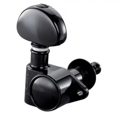 Schaller (SC501314) Klucze gitarowe M6 Vintage 6 lewych czarny Schaller (SC501314) Klucze gitarowe M6 Vintage 6 lewych czarny