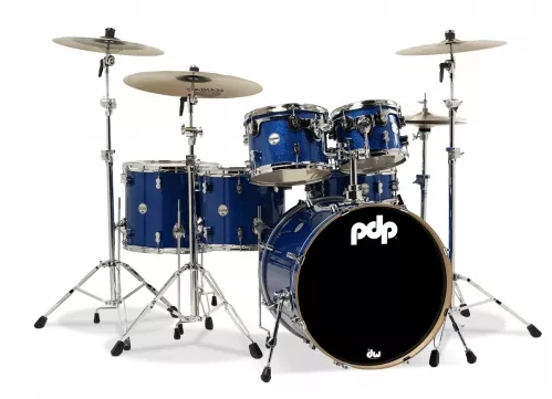 PDP by DW Shellset Concept Maple, Blue Sparkle PDP by DW Shellset Concept Maple, Blue Sparkle