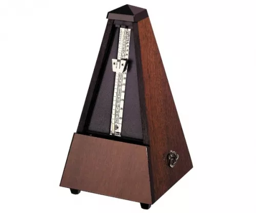 Wittner 903710 metronom mechaniczny bez akcentu, obudowa drewniana, kolor br±z orzechowy wysoki po³ysk Wittner 903710 metronom mechaniczny bez akcentu, obudowa drewniana, kolor br±z orzechowy wysoki po³ysk