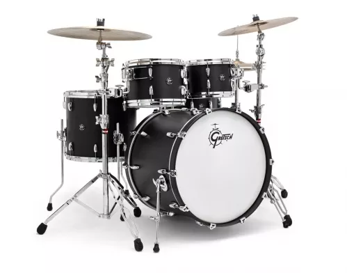 Gretsch Zestaw bębnów USA Brooklyn Satin Black Metallic Gretsch Zestaw bębnów USA Brooklyn Satin Black Metallic