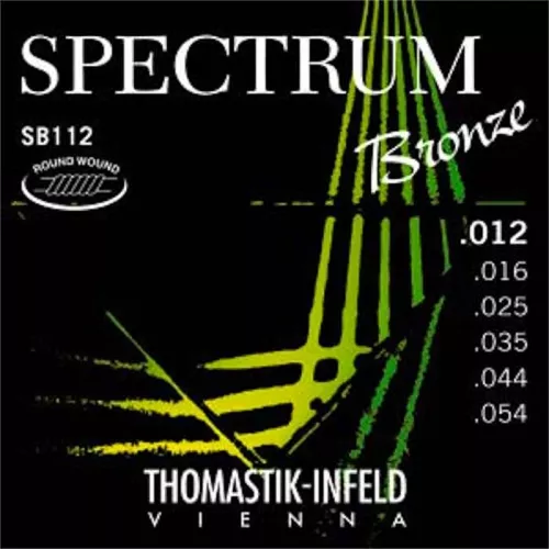 Thomastik (669127) struny do gitary akustycznej Spectrum Bronze - SB 112 - Medium Light .012-.054 Thomastik (669127) struny do gitary akustycznej Spectrum Bronze - SB 112 - Medium Light .012-.054