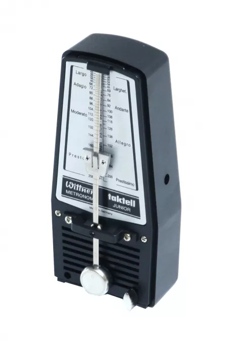 Wittner 903112 Junior metronom mechaniczny bez akcentu, kolor czarny Wittner 903112 Junior metronom mechaniczny bez akcentu, kolor czarny