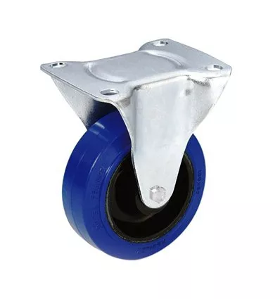 Guitel 37022 kółko sztywne 100 mm z niebieską oponą Guitel 37022 kółko sztywne 100 mm z niebieską oponą