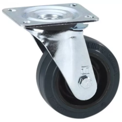 Blickle 37225 kółko zwrotne 100 mm z zieloną oponą, wersja ciężka Blickle 37225 kółko zwrotne 100 mm z zieloną oponą, wersja ciężka