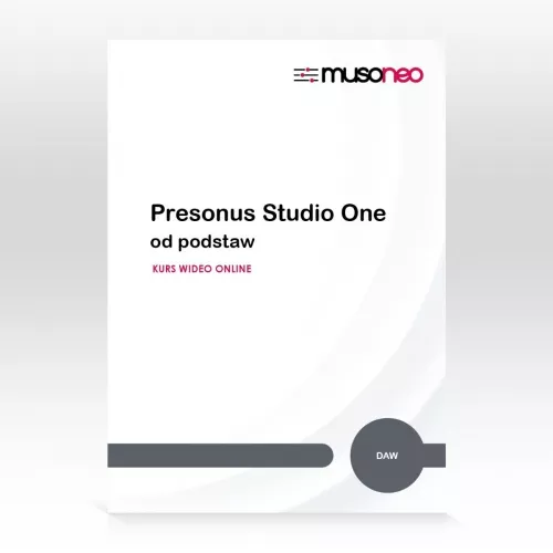 Musoneo Presonus Studio One od podstaw- kurs video PL, wersja elektroniczna Musoneo Presonus Studio One od podstaw- kurs video PL, wersja elektroniczna