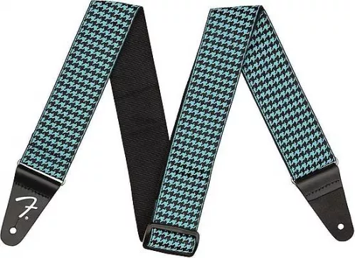 Fender Houndstooth teal pasek Fender Houndstooth teal pasek