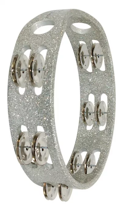 Tycoon MV-LVTS Martin Verdonk Las Vegas Tamburine (silver steel) instrument perkusyjny Tycoon MV-LVTS Martin Verdonk Las Vegas Tamburine (silver steel) instrument perkusyjny