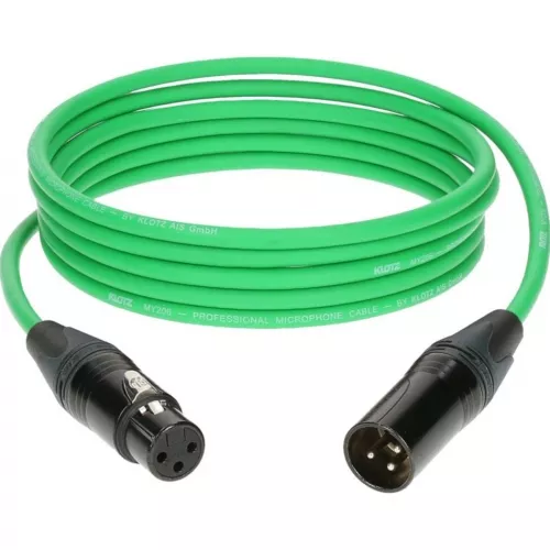 Klotz przewód mikrofonowy 15m zielony Klotz przewód mikrofonowy 15m zielony