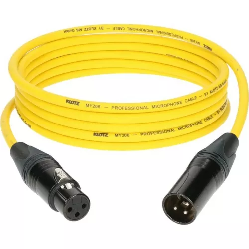Klotz przewód mikrofonowy 7,5m żółty Klotz przewód mikrofonowy 7,5m żółty