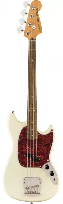 Fender Squier Classic Vibe ′60s Mustang LRL Olympic White gitara basowa Fender Squier Classic Vibe ′60s Mustang LRL Olympic White gitara basowa