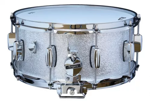 Rogers 33SS Dyna-Sonic 6.5? x 14? Classic Snare Drum, Silver Sparkle werbel Rogers 33SS Dyna-Sonic 6.5? x 14? Classic Snare Drum, Silver Sparkle werbel