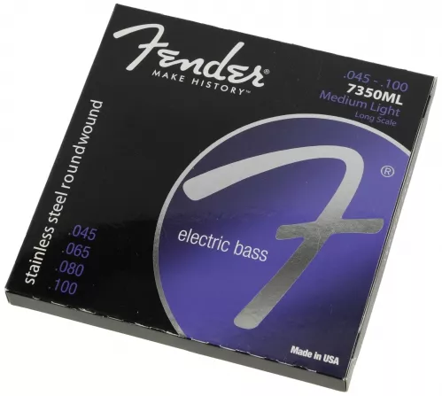 Fender 7350ML Stainless Steel struny do gitary basowej 45-100 Fender 7350ML Stainless Steel struny do gitary basowej 45-100