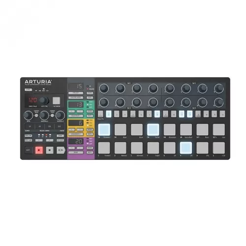 Arturia Beatstep Pro Black Edition + CV/kit kontroler z zestawem kabli CV, kolor czarny Arturia Beatstep Pro Black Edition + CV/kit kontroler z zestawem kabli CV, kolor czarny