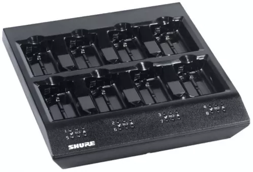 Shure SBC800-E - ładowarka do 8 akumulatorków SB900 do systemów bezprzewodowych Shure(z zasilaczem PS45... Shure SBC800-E - ładowarka do 8 akumulatorków SB900 do systemów bezprzewodowych Shure(z zasilaczem PS45...