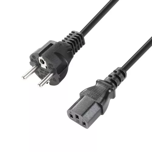 Adam Hall Cables 8101 KA 0050 - Kabel do urządzeń nienagrzewających się CEE 7/7 - C13, 0,5 m Adam Hall Cables 8101 KA 0050 - Kabel do urządzeń nienagrzewających się CEE 7/7 - C13, 0,5 m