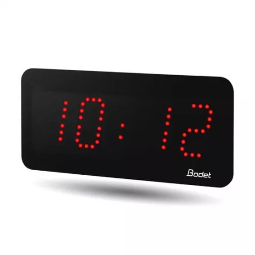 Bodet Style 5S zegar cyfrowy z wyświetlaczem 5cm, cyfry czerwone, AFNOR, zasilanie 230V Bodet Style 5S zegar cyfrowy z wyświetlaczem 5cm, cyfry czerwone, AFNOR, zasilanie 230V