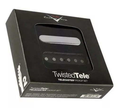 Fender Twisted Tele Pickups, Black/Chrome (2) przetworniki Fender Twisted Tele Pickups, Black/Chrome (2) przetworniki