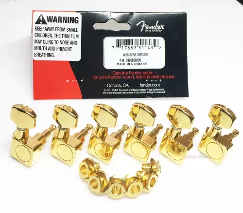 Fender American Standard Series Stratocaster /Telecaster Tuning Machines Gold (6) klucze do gitary Fender American Standard Series Stratocaster /Telecaster Tuning Machines Gold (6) klucze do gitary
