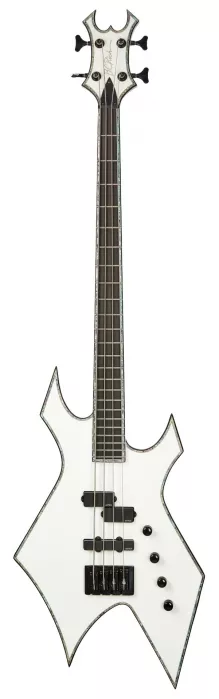 BC Rich Chris Kael Signature Warlock Bass Satin White gitara basowa BC Rich Chris Kael Signature Warlock Bass Satin White gitara basowa