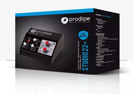Prodipe Studio 22+ - interfejs USB Prodipe Studio 22+ - interfejs USB