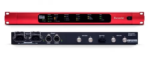 Focusrite RedNet D64R interfejs MADI 64/64 I/O dla sieci Dante Focusrite RedNet D64R interfejs MADI 64/64 I/O dla sieci Dante