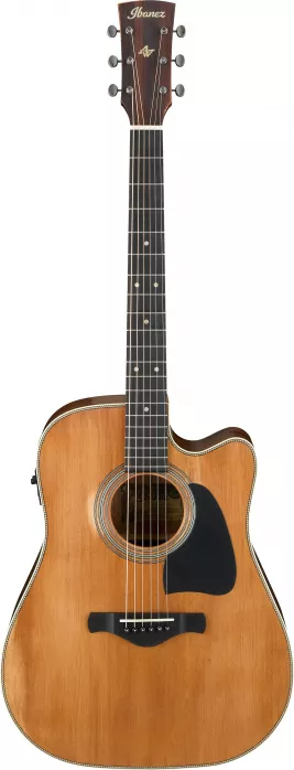 Ibanez AVD11CE-ANS Antique Natural Semi-gloss Artwood Vintage Thermo Aged gitara elektroakustyczna Ibanez AVD11CE-ANS Antique Natural Semi-gloss Artwood Vintage Thermo Aged gitara elektroakustyczna