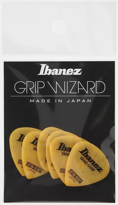 Ibanez PPA16XCG-YE zestaw kostek gitarowych Flat Pick Sand Grip Crack 6 sztuk Ibanez PPA16XCG-YE zestaw kostek gitarowych Flat Pick Sand Grip Crack 6 sztuk