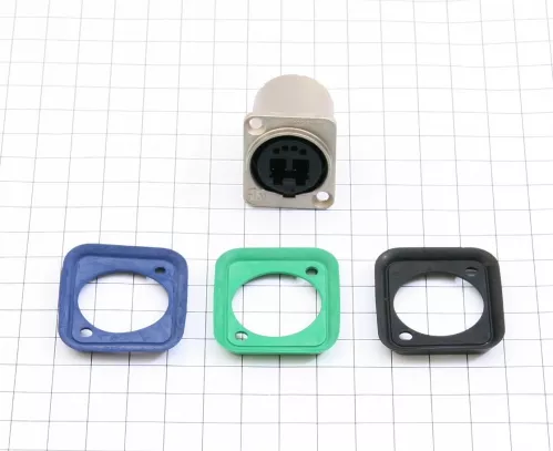 Neutrik NO2-4FDW złącze tablicowe optyczne LC-duplex Neutrik NO2-4FDW złącze tablicowe optyczne LC-duplex