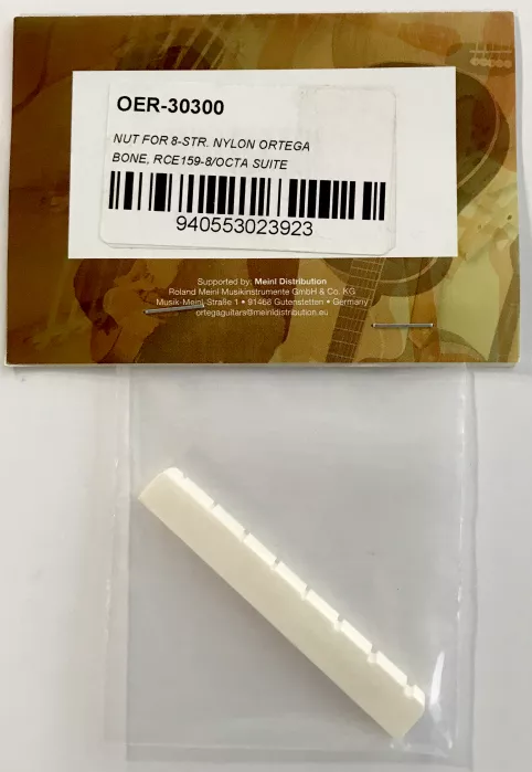 Ortega OER-30300 siodełko 8-Str. NYLON BONE RCE159-8/OCTA SUITE Ortega OER-30300 siodełko 8-Str. NYLON BONE RCE159-8/OCTA SUITE