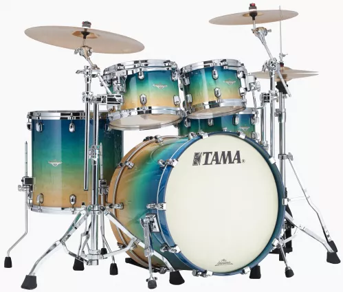 Tama ME42TZS-GFCB Starclassic Maple Exotic Figured Caribbean blue Fade zestaw perkusyjny Tama ME42TZS-GFCB Starclassic Maple Exotic Figured Caribbean blue Fade zestaw perkusyjny
