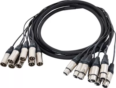 ProSnake 81831-10 kabel multicore, 8 kanałów 10 m, złącza neutrik XLR-M, XLR-F ProSnake 81831-10 kabel multicore, 8 kanałów 10 m, złącza neutrik XLR-M, XLR-F