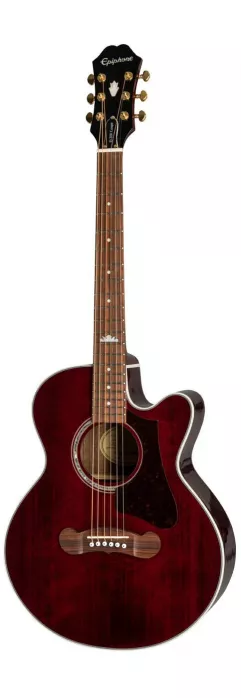 Epiphone J200 EC Studio Parlor Solid Top Fishman Wine Red gitara elektroakustyczna Epiphone J200 EC Studio Parlor Solid Top Fishman Wine Red gitara elektroakustyczna
