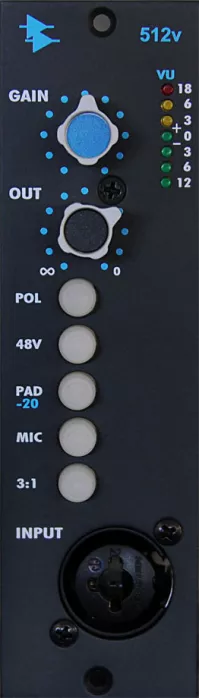 API Audio 512V przedwzmacniacz mikrofonowo-liniowy w standardzie API500 API Audio 512V przedwzmacniacz mikrofonowo-liniowy w standardzie API500