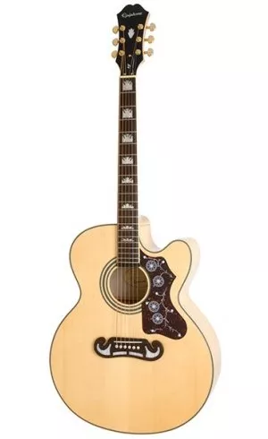 Epiphone J-200EC Studio Solid Top Fishman Sonitone VN Vintage Natural gitara elektroakustyczna Epiphone J-200EC Studio Solid Top Fishman Sonitone VN Vintage Natural gitara elektroakustyczna