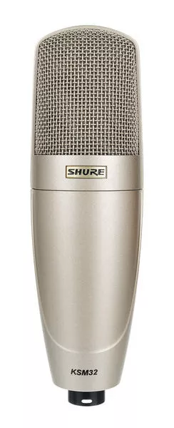 Shure KSM32/SL mikrofon pojemnościowy, studyjny, kolor szampański w aluminiowej walizce i z koszykiem Shure KSM32/SL mikrofon pojemnościowy, studyjny, kolor szampański w aluminiowej walizce i z koszykiem