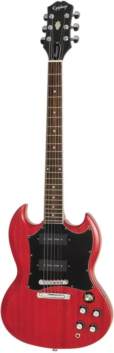 Epiphone SG Classic Worn P-90 Worn Cherry gitara elektryczna Epiphone SG Classic Worn P-90 Worn Cherry gitara elektryczna