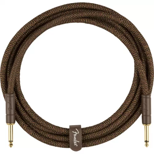 Fender Paramount Acoustic Instrument Cable Brown kabel gitarowy 5,5m Jack prosty - Jack prosty Fender Paramount Acoustic Instrument Cable Brown kabel gitarowy 5,5m Jack prosty - Jack prosty